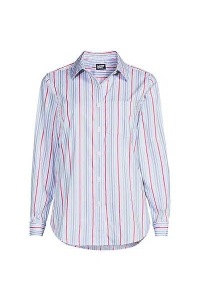 LANDS' END WOMEN'S COOLING BUTTON FRONT SHIRT