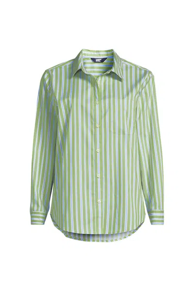 LANDS' END WOMEN'S COOLING BUTTON FRONT SHIRT