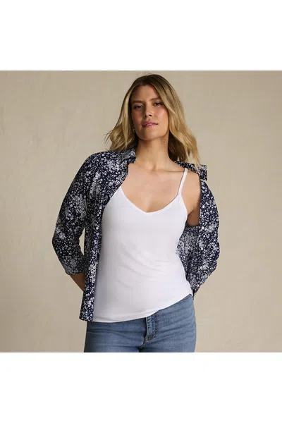 Lands' End Women's Cooling V-neck Camisole In White