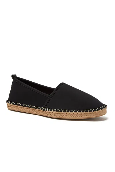 Lands' End Women's Espadrille Beach And Water Shoes In Black