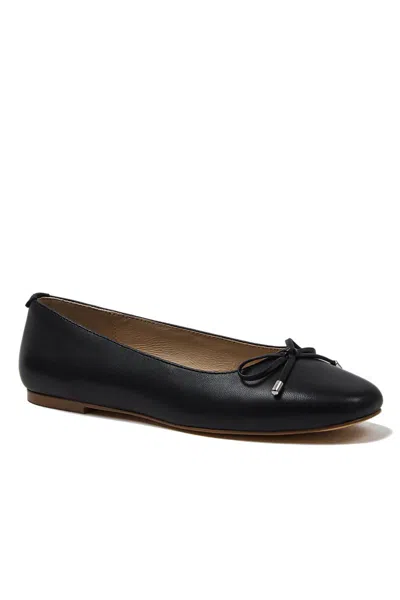 Lands' End Women's Essential Square Toe Ballet Flats In Black
