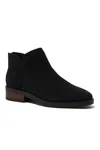 Lands' End Essential Zip Up Ankle Booties In Black