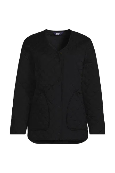Lands' End Women's Featherfree Insulated Liner Jacket In Black