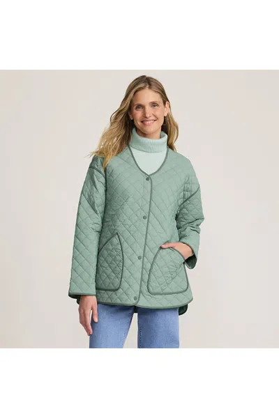 Lands' End Women's Featherfree Insulated Liner Jacket In Green