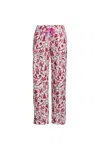 Lands' End Plus Size Flannel Patchwork Wide Leg Sleep Pants In Multi