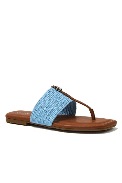 Lands' End Women's Haven Stretch Raffia Sandals In Brown