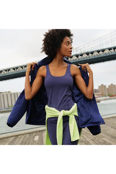 Lands' End Women's High Impact Tank Top In Blue