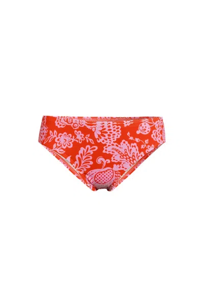 Lands' End Women's Hipster Bikini Bottoms In Orange