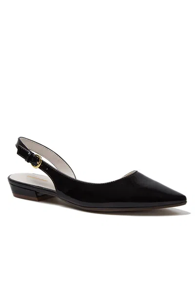 Lands' End Women's Leather Slingback Low Heels In Brown