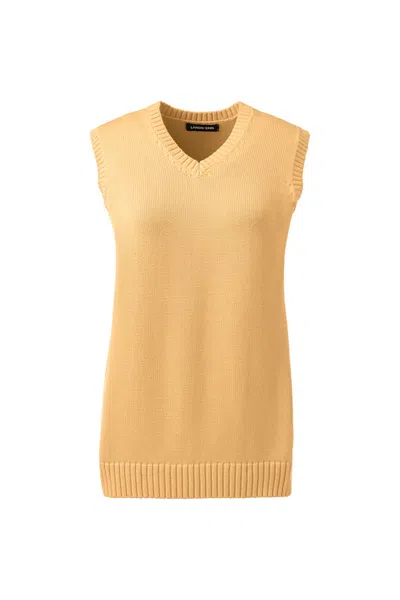 Lands' End Women's Legacy Vest In Yellow