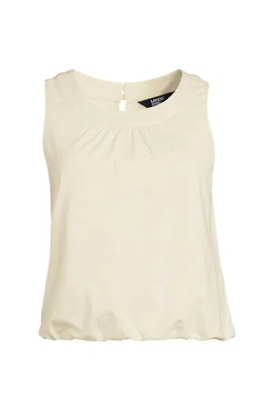 Lands' End Women's Lightweight Jersey Tank Top In Neutral