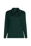 Lands' End School Uniform  Quarter Zip Pullover In Green