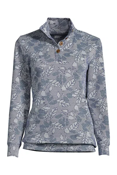 Lands' End Women's Long Sleeve Sport Knit Pullover In Multi