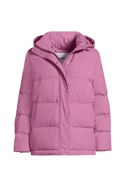 Lands' End Women's Max 600 Down Puffer Jacket In Purple