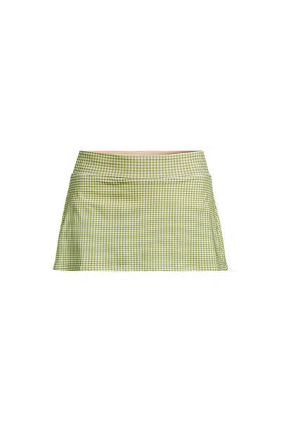 Lands' End Women's Mini Swim Skirt In Multi