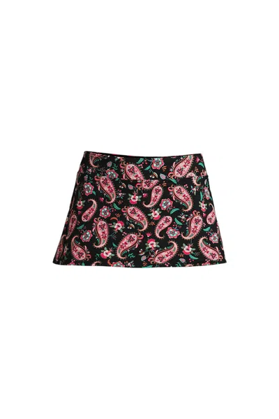 Lands' End Women's Mini Swim Skirt Swim Bottoms In Multi