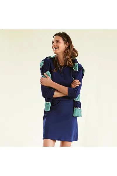 Lands' End Women's Petite Active Knit Skort In Blue