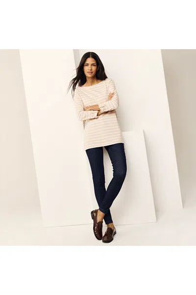 Lands' End Women's Petite High Rise Stretch Denim Skinny Jeans In Multi