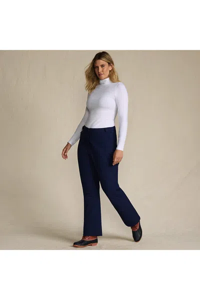 Lands' End Women's Petite Squall Waterproof Insulated Snow Pants In Blue