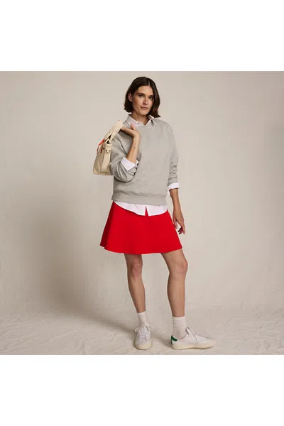Lands' End Women's Petite Starfish Drop Waist Above The Knee Skirt In Red