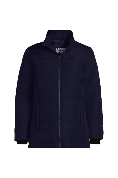 Lands' End Women's Plus Insulated Jacket In Purple