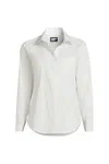 Lands' End Cooling Button Front Shirt In White