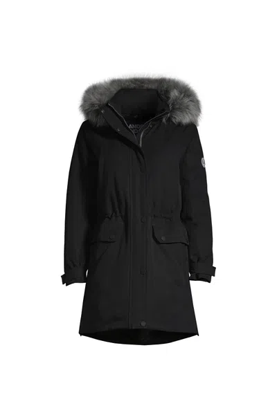 Lands' End Women's Plus Size Expedition Down Waterproof Winter Parka In Black
