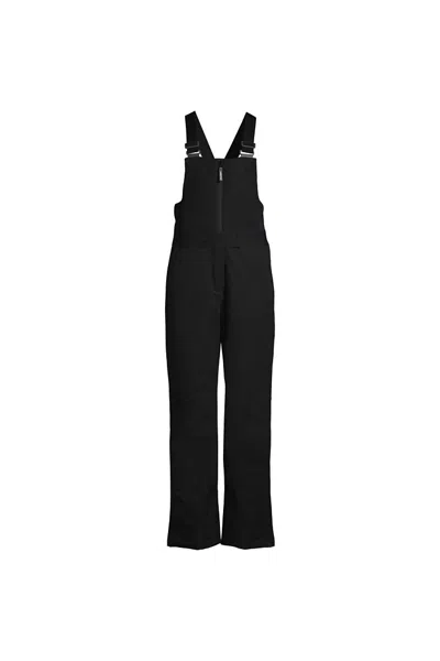 Lands' End Women's Plus Size Expedition Waterproof Insulated Snow Bibs In Black