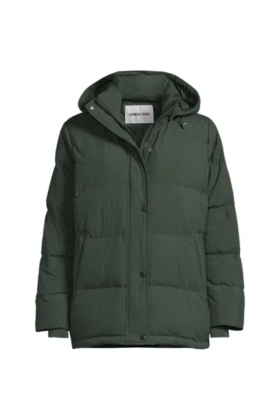 Lands' End Women's Plus Size Max 600 Down Puffer Jacket In Green