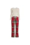 Lands' End Plus Size Pajama Gift Set In Multi