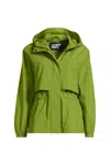 Lands' End Squall Packable Rain Jacket In Metallic
