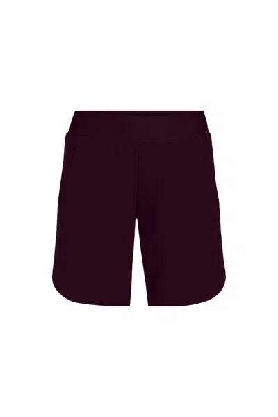 Lands' End Women's Plus Size Sunshade Upf 50 9" Board Shorts With Panty In Purple