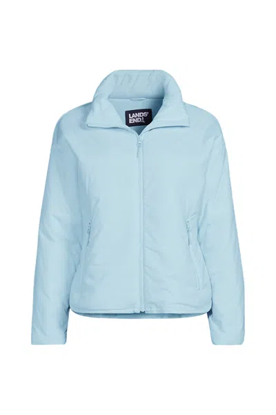 Lands' End Women's Plus Size Wanderfree Insulated Jacket In Blue