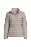 Lands' End Wanderweight Ultralight Packable Down Jacket In Gray