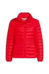 Lands' End Wanderweight Ultralight Packable Down Jacket In Red