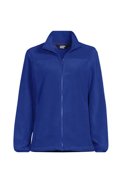 Lands' End Women's Plus Thermacheck 200 Fleece Jacket In Blue