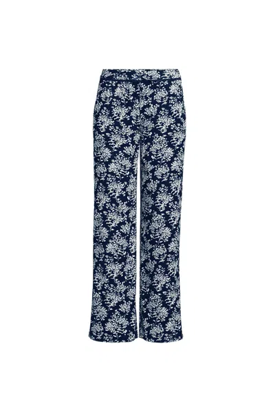 Lands' End Pointelle Sleep Pants In Blue