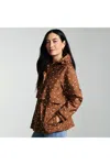 Lands' End Tall Size Squall Packable Rain Jacket In Multi