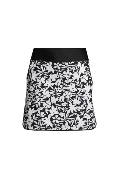 Lands' End Women's Quick Dry Board Skort Swim Skirt In Multi
