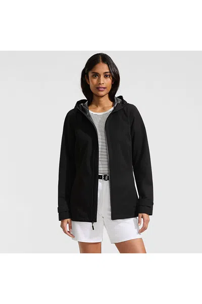 Lands' End Women's Rain Jacket In Black
