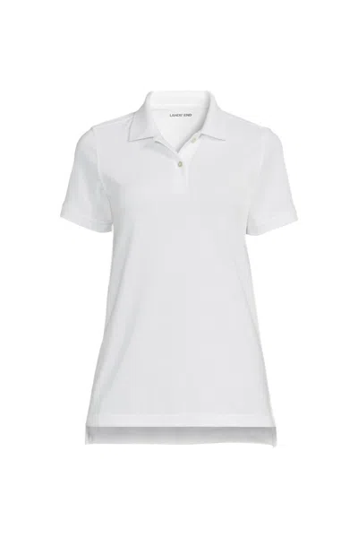 Lands' End Women's Short Sleeve Mesh Polo Shirt In Multi