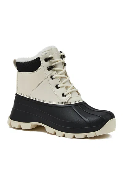 Lands' End Women's Snow Mass Waterproof Duck Snow Boots In Black