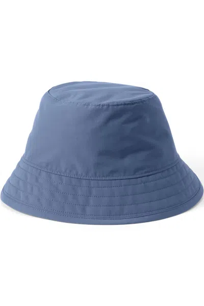 Lands' End Women's Squall Bucket Hat In Blue