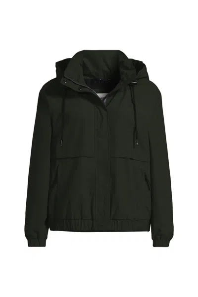 Lands' End Women's Squall Full Zip Jacket In Green