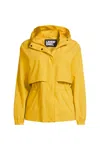 Lands' End Squall Packable Rain Jacket In Yellow