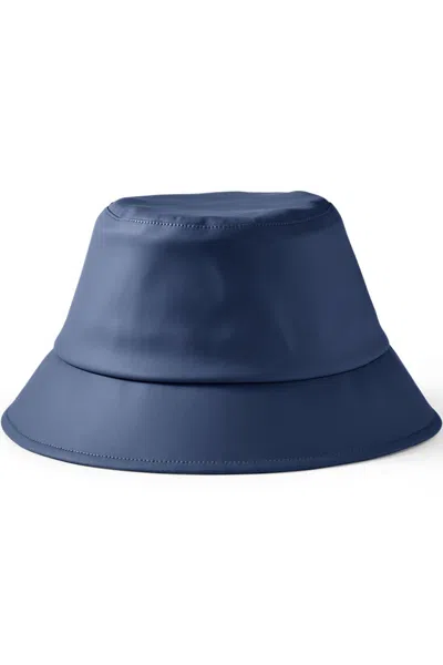Lands' End Women's Squall Slicker Bucket Hat In White