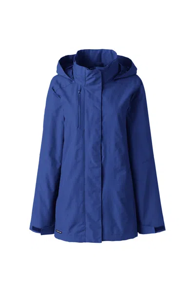 Lands' End Women's Squall System Shell In Blue