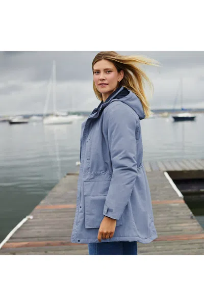 Lands' End Women's Squall Waterproof Insulated Parka In Blue