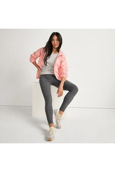 Lands' End Women's Starfish Mid Rise Knit Leggings In Gray