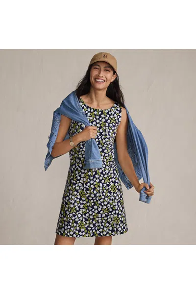 Lands' End Women's Starfish Sleeveless Shift Dress In Multi
